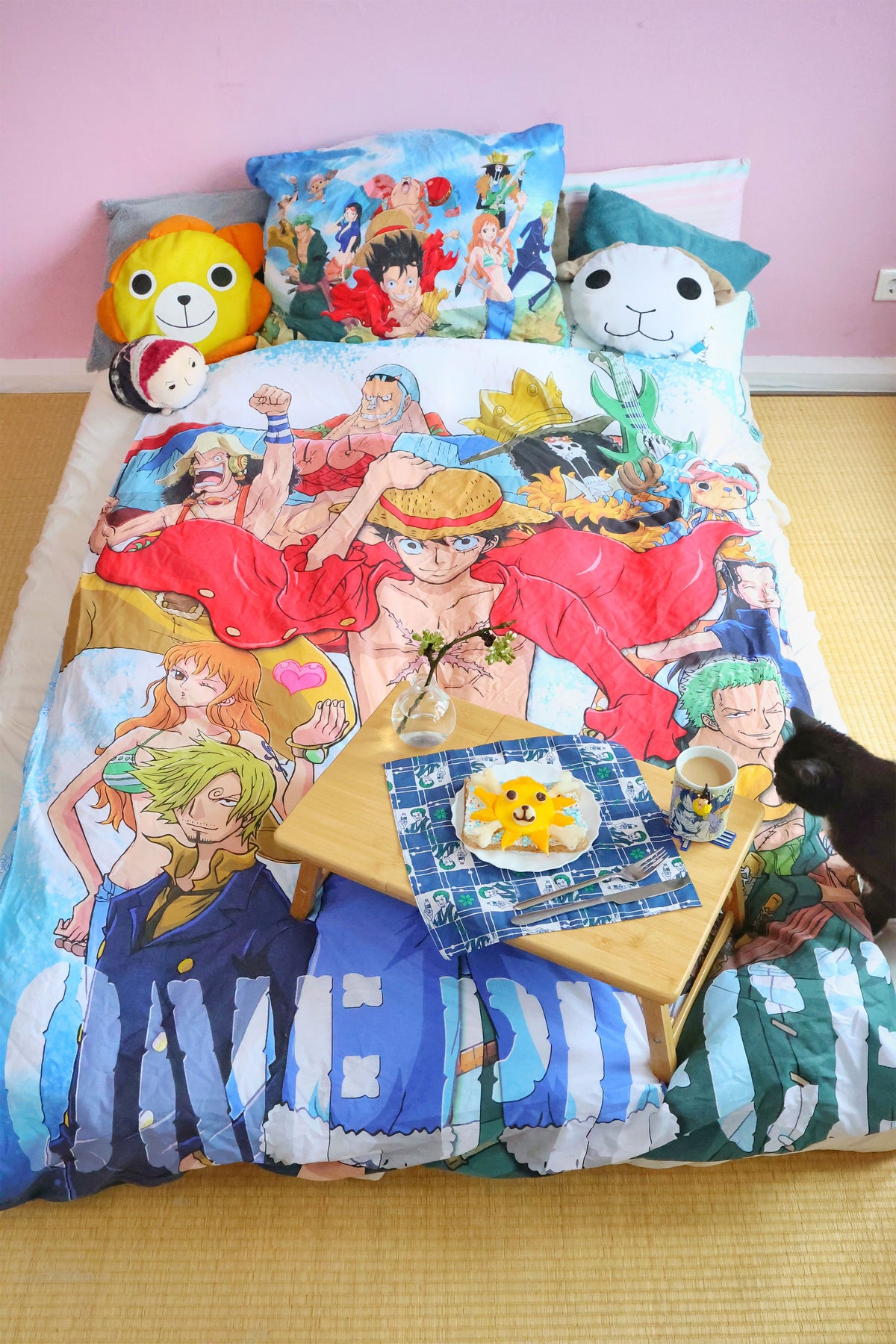 Image produit One Piece - Ruffy & Crew Housse de couette réversible
