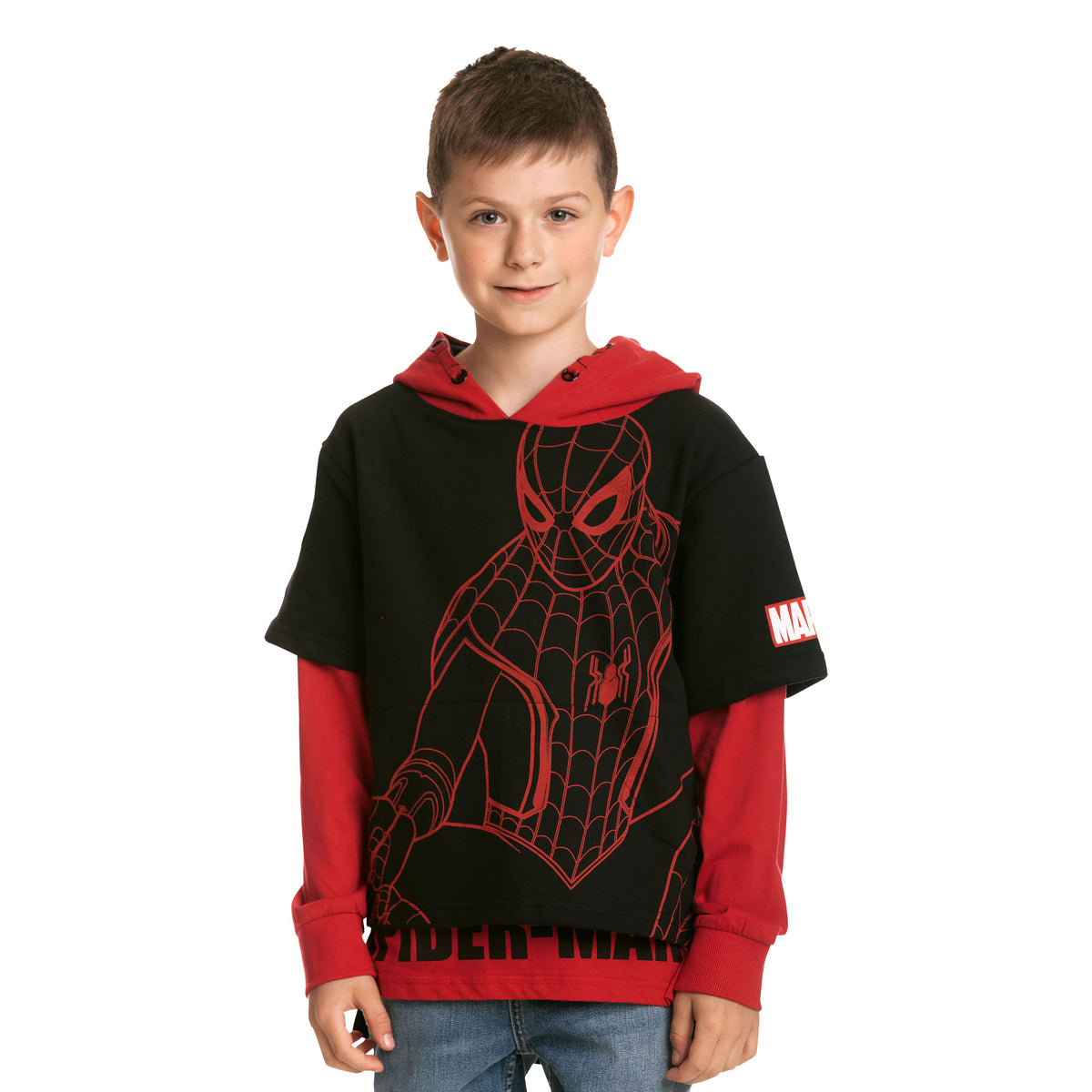 Product image Spider-Man Hoodie Kids black-red