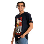 Image produit One Punch Man - T-shirt de combat Saitama bleu