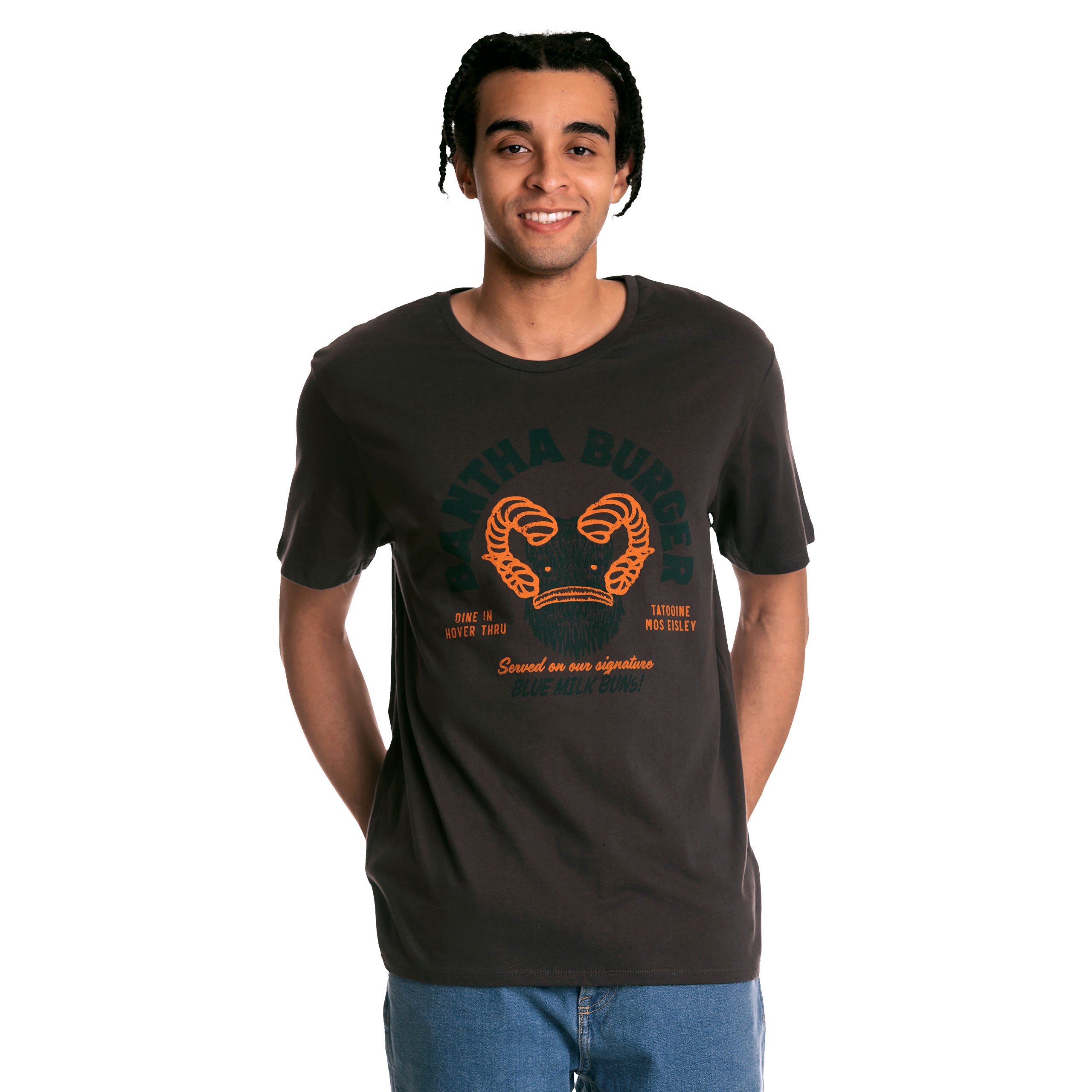 Image produit Star Wars - T-shirt Bantha Burger gris
