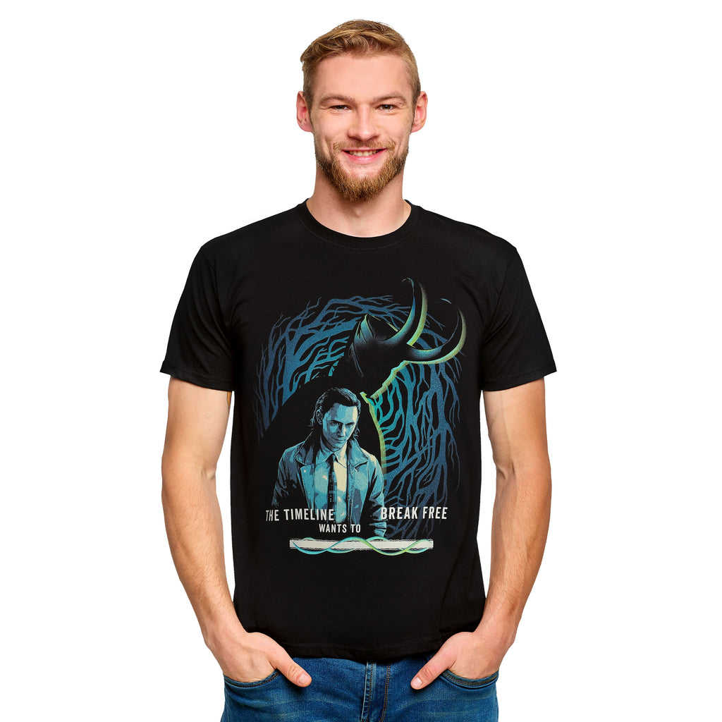 Image produit Loki - T-shirt Break Free noir
