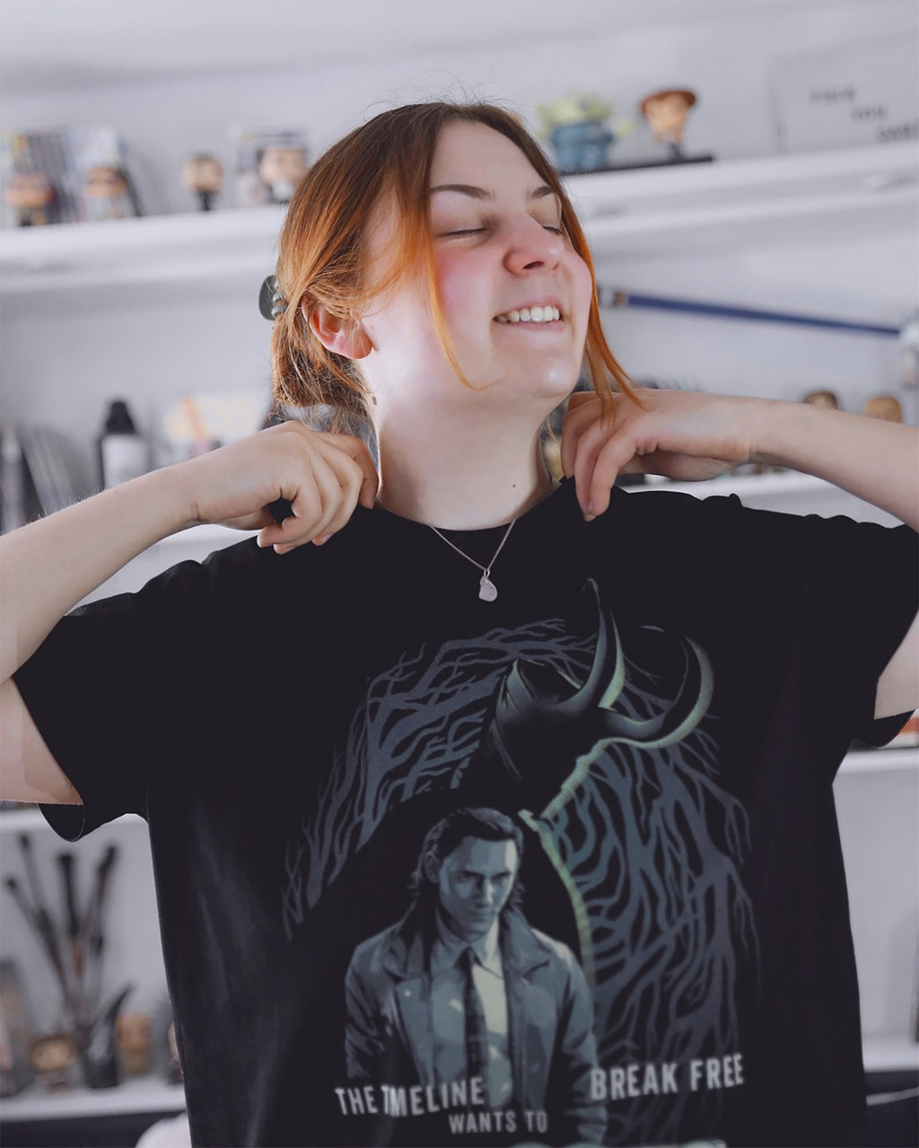 Image produit Loki - T-shirt Break Free noir