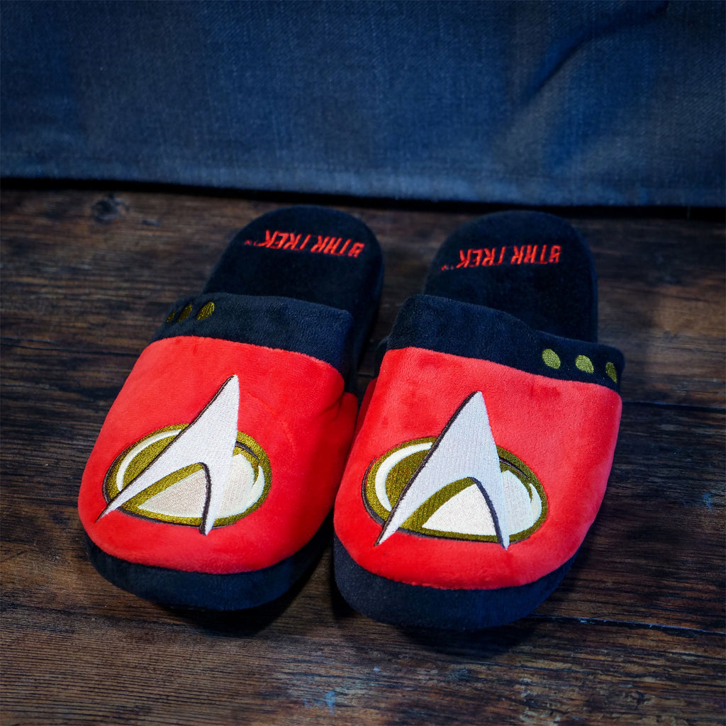 Image produit Star Trek - Pantoufles en peluche du capitaine Picard