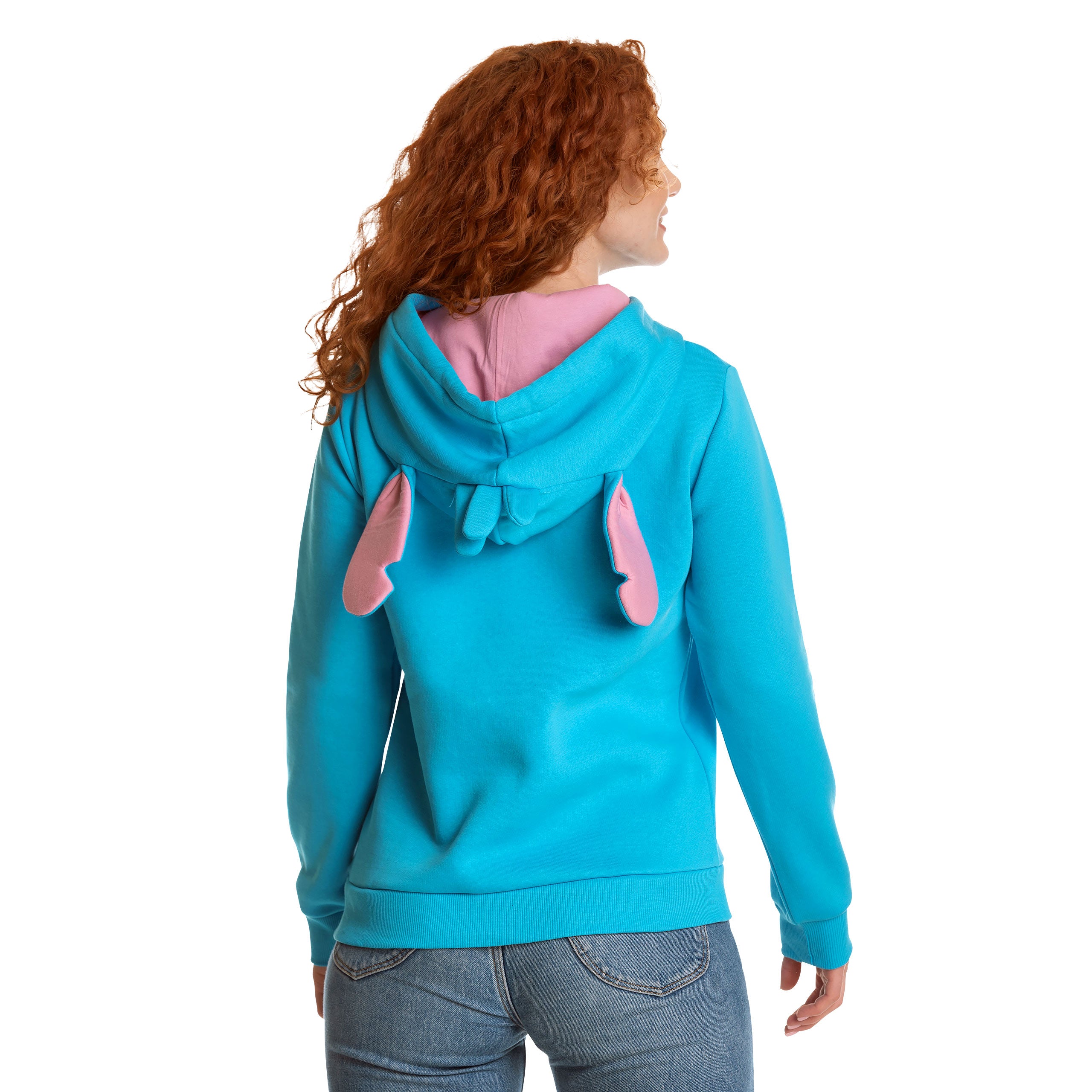 Image produit Lilo & Stitch - Sweat à capuche Stitch pour femmes avec oreilles bleu