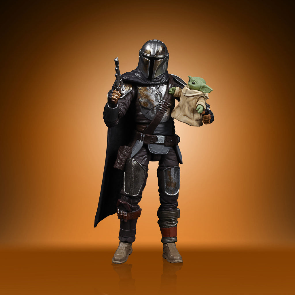 Image produit Figurine d'action Din Djarin avec Grogu 10 cm - Star Wars The Mandalorian