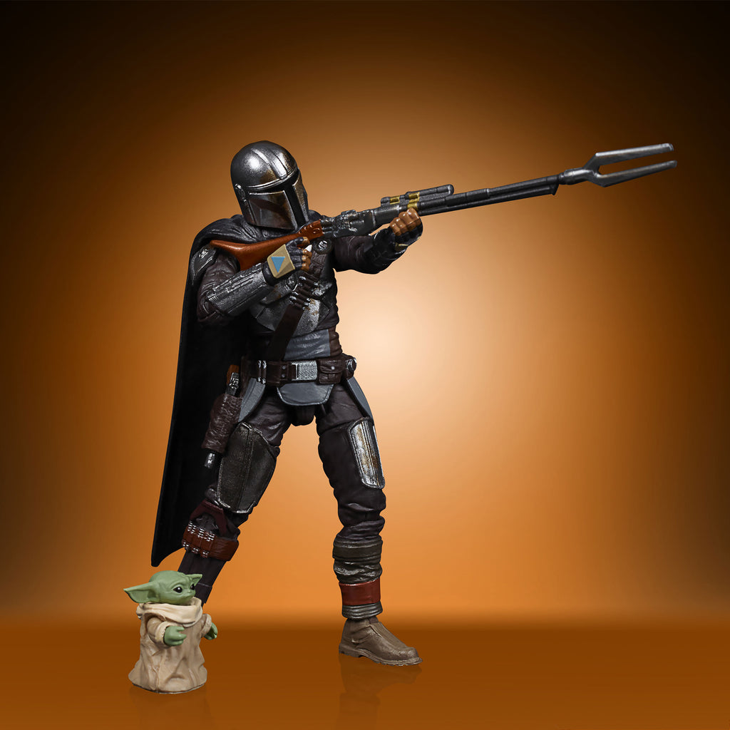 Image produit Figurine d'action Din Djarin avec Grogu 10 cm - Star Wars The Mandalorian