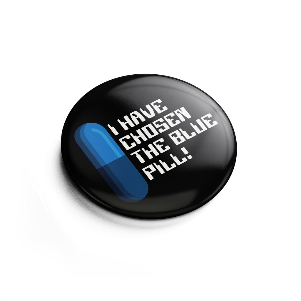 Image produit Bouton Pilule Bleue pour les fans de Matrix