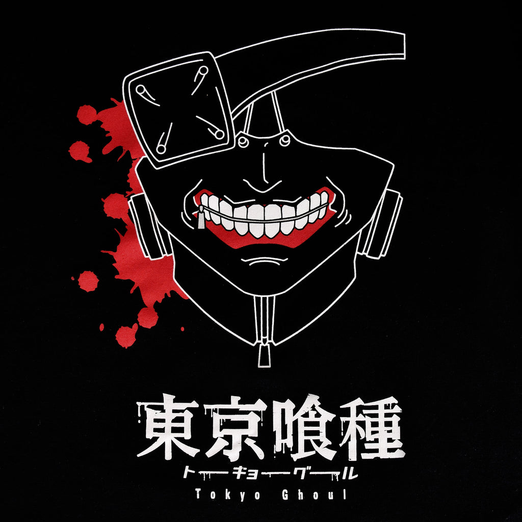 Image produit Tokyo Ghoul - T-Shirt noir avec masque rempli de sang