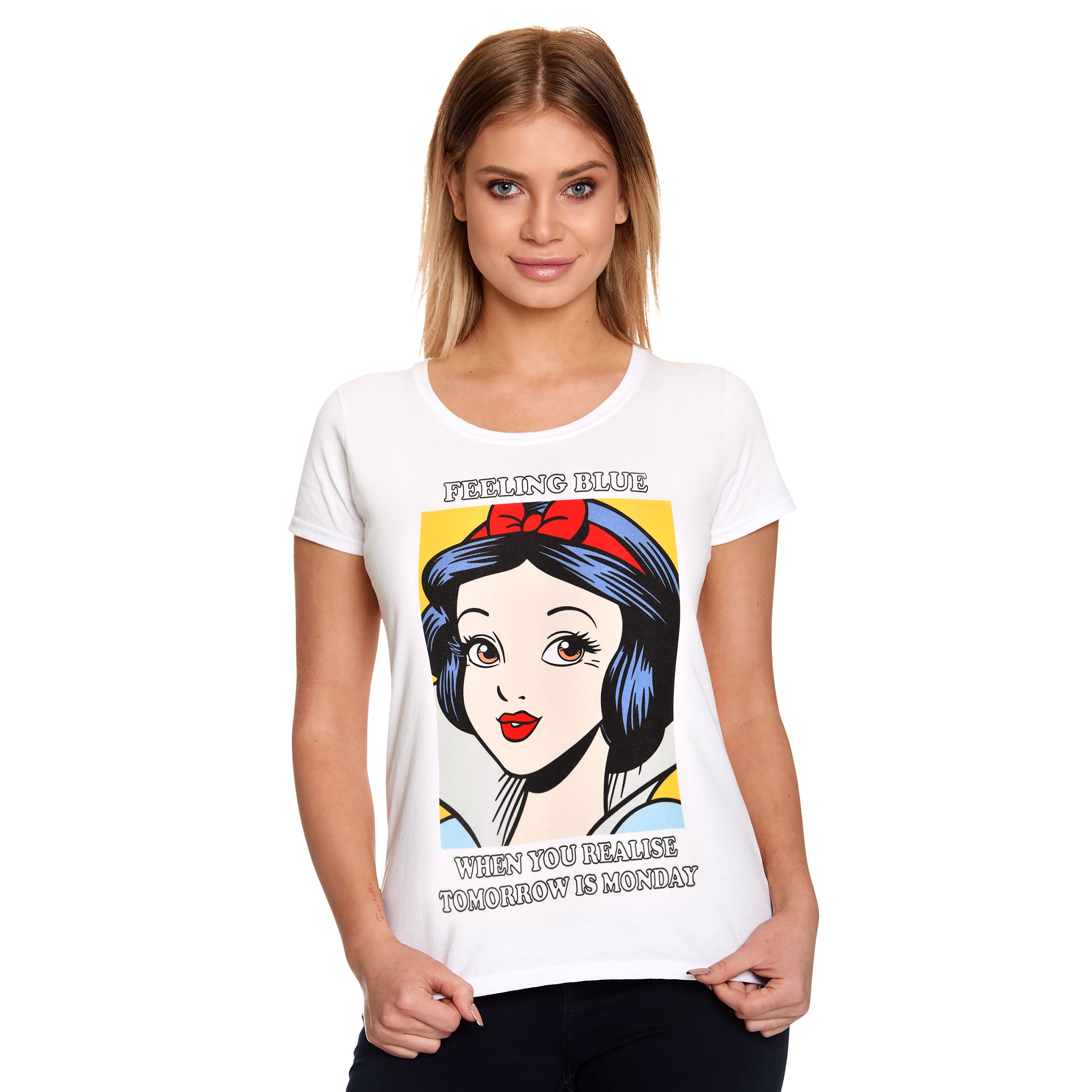 Image produit Blanche Neige - Portrait T-Shirt Femme blanc
