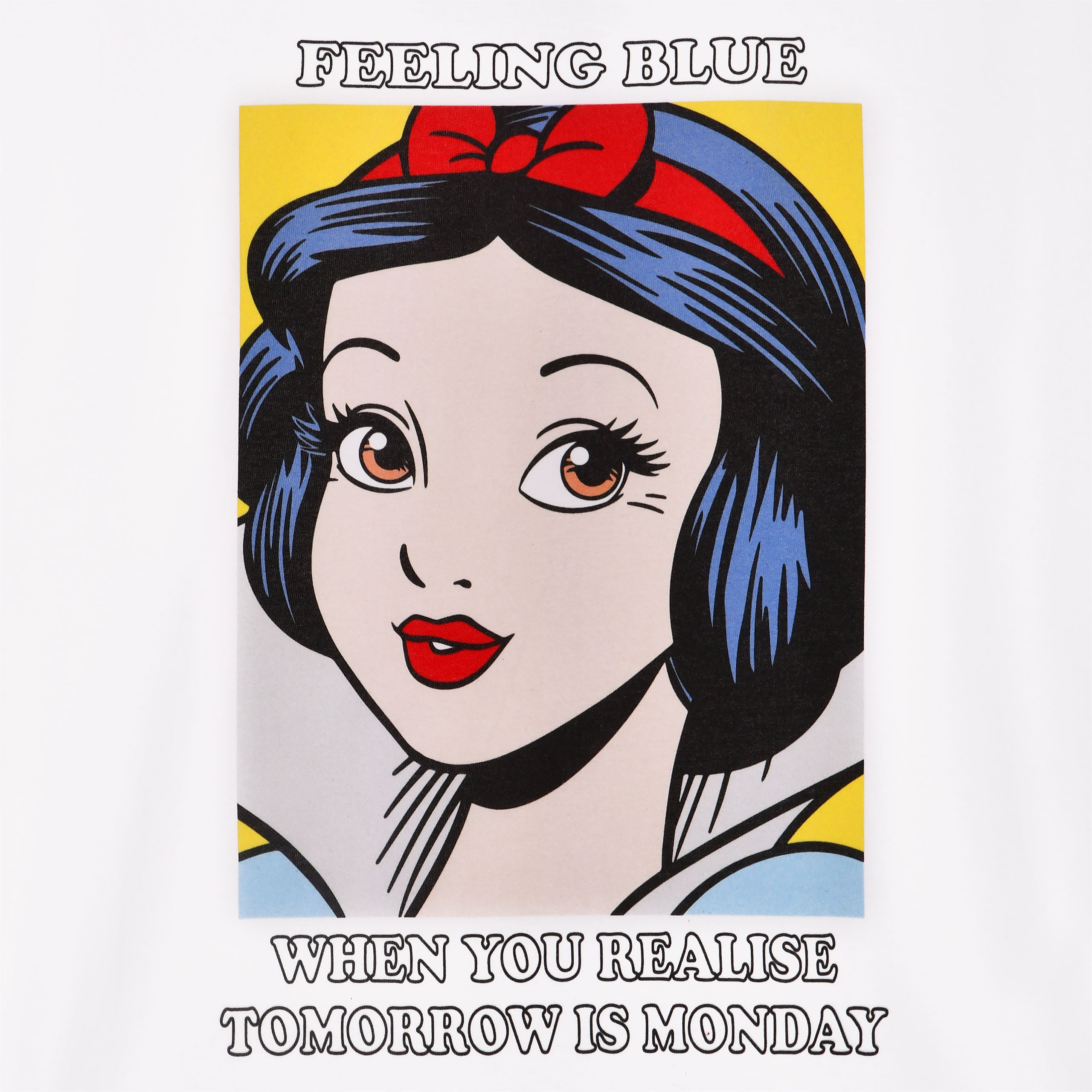 Image produit Blanche Neige - Portrait T-Shirt Femme blanc