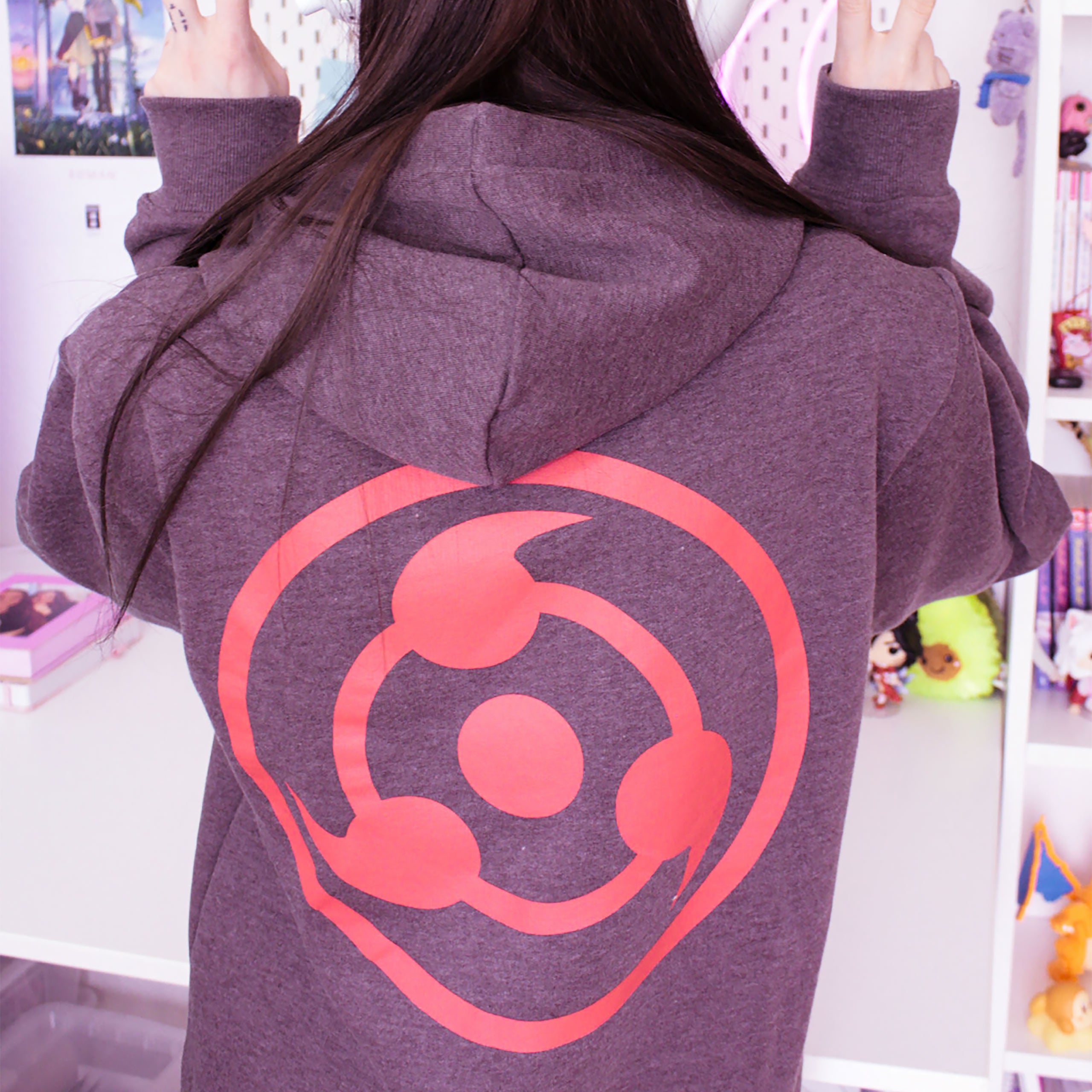 Image produit Naruto - Sweat à capuche Itachi marron