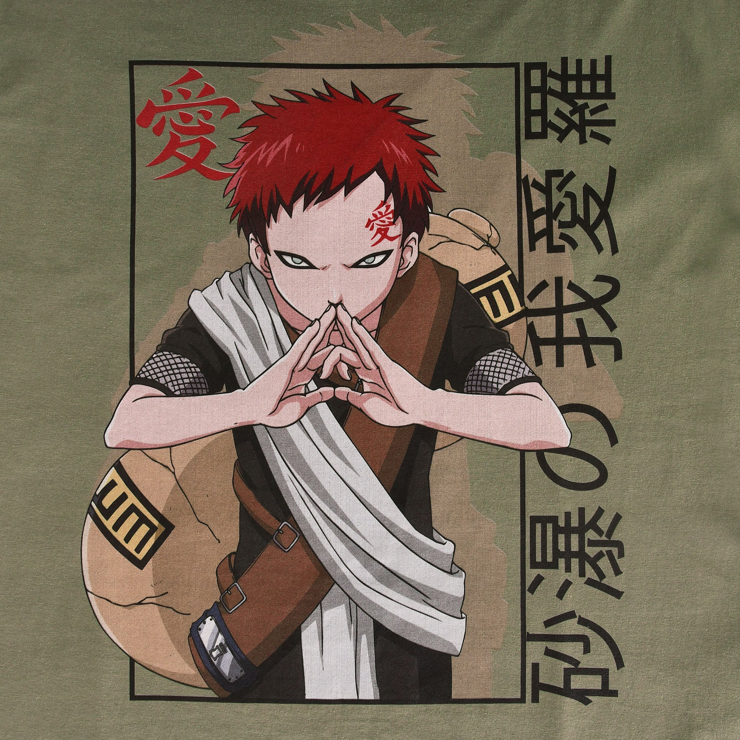 Image produit Naruto - T-shirt Gaara vert