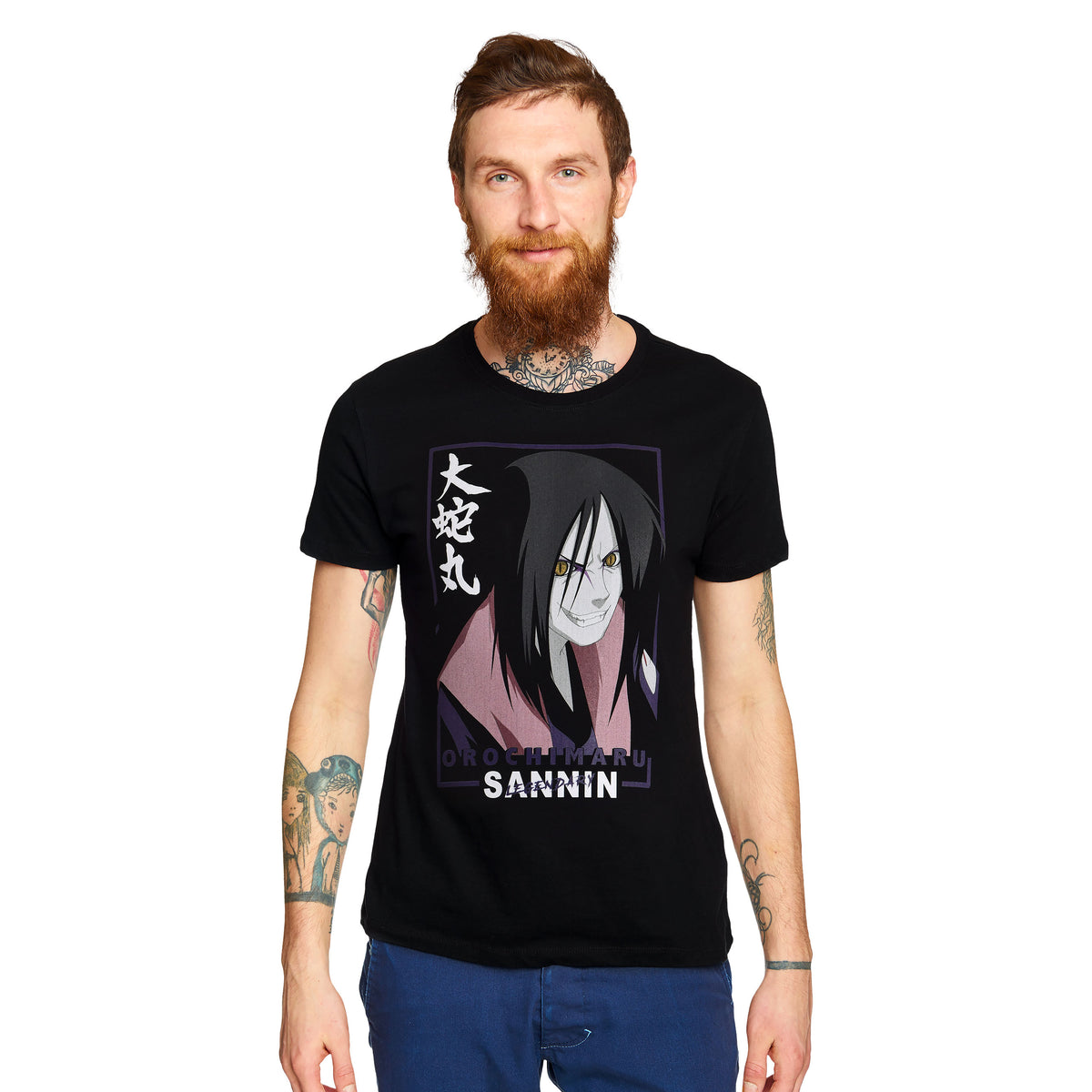 Image produit Naruto - T-shirt noir Orochimaru