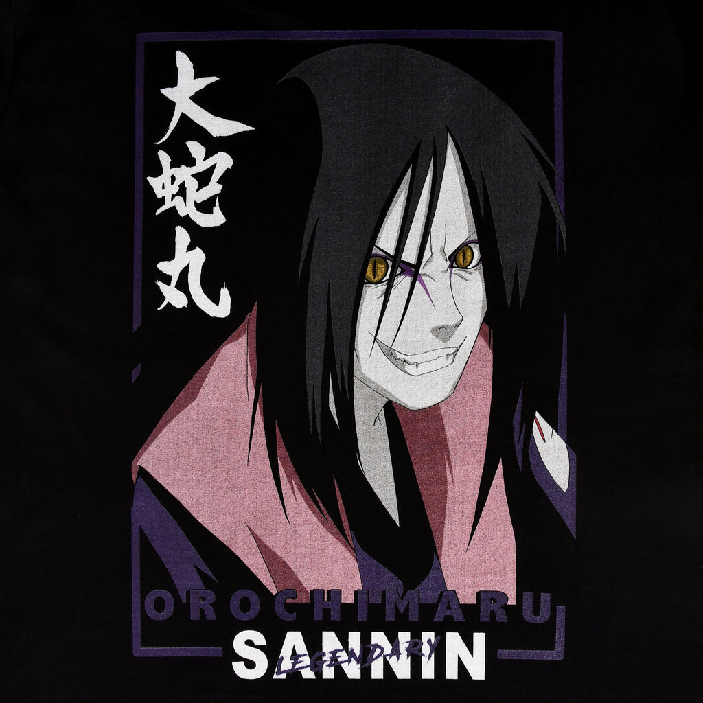 Image produit Naruto - T-shirt noir Orochimaru