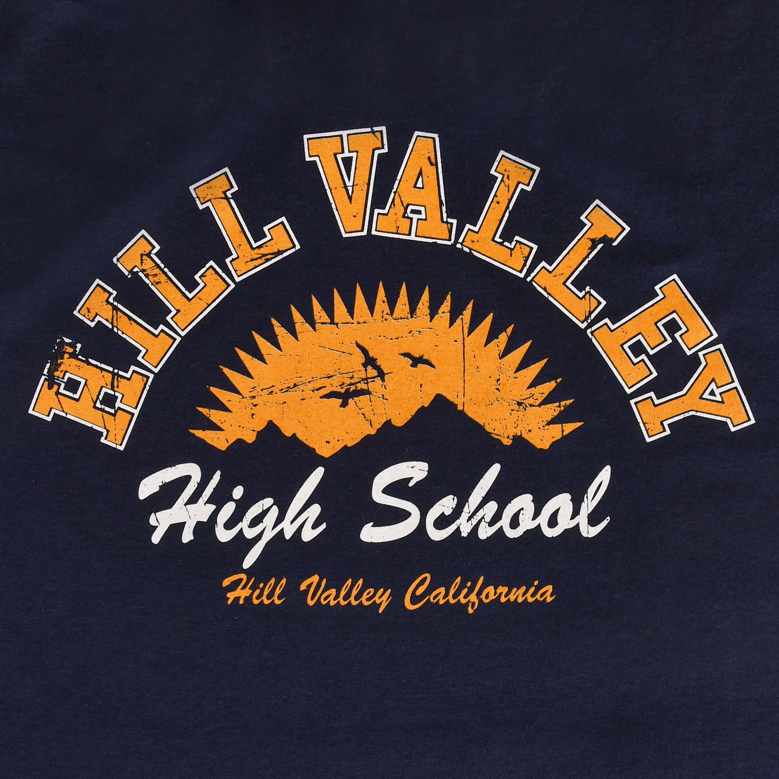 Image produit Retour vers le Futur - T-Shirt Hill Valley Bleu