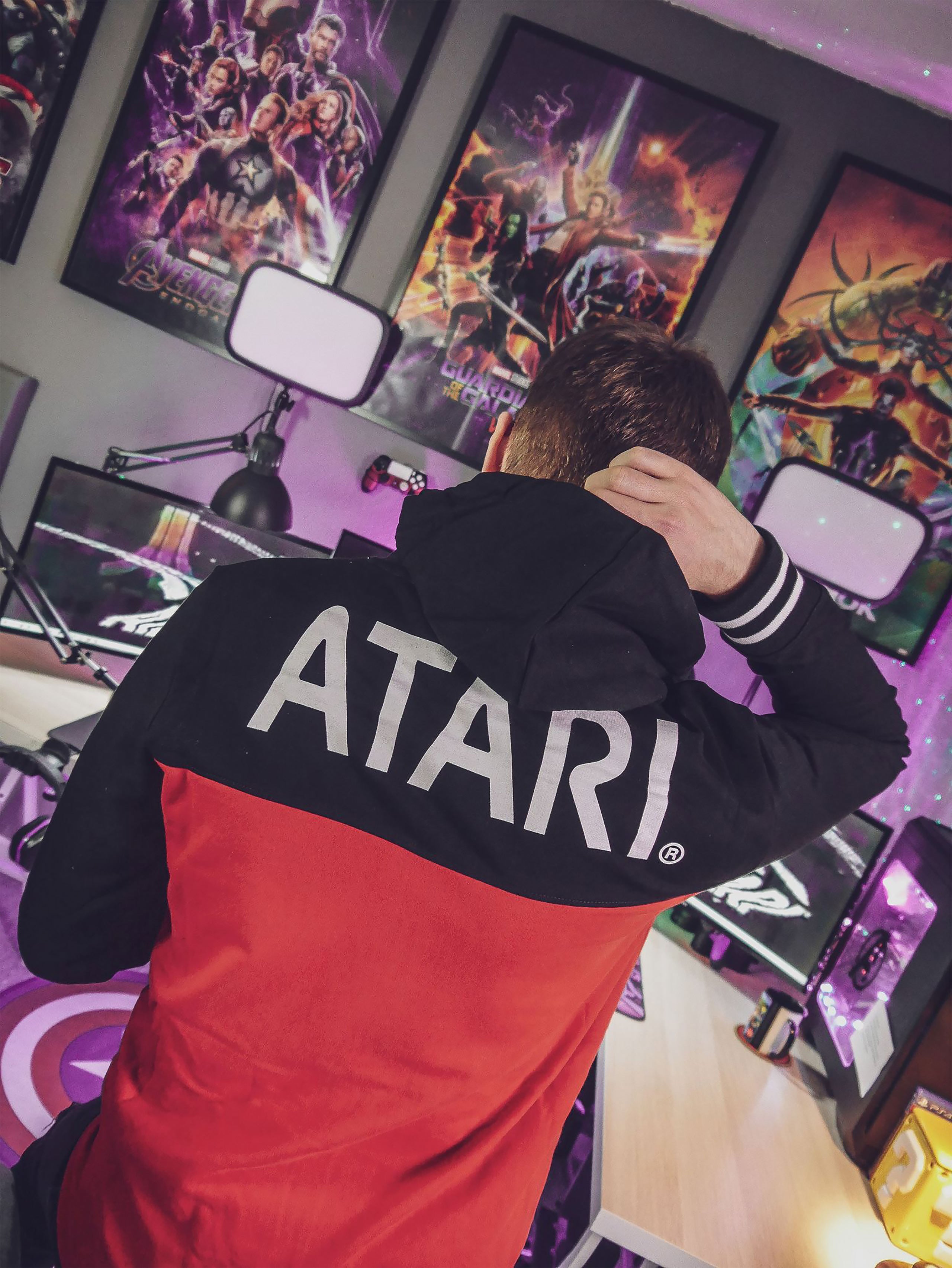 Image produit Atari - Sweat à capuche avec logo