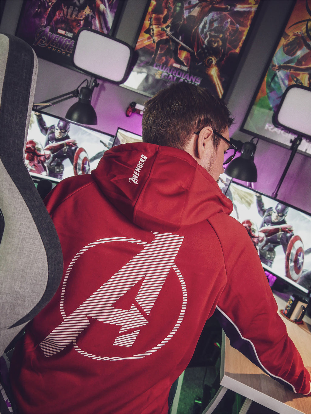 Image produit Avengers - Sweat à capuche avec logo