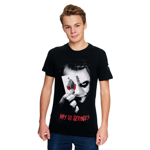 Image produit The Dark Knight - T-shirt Why So Serious noir
