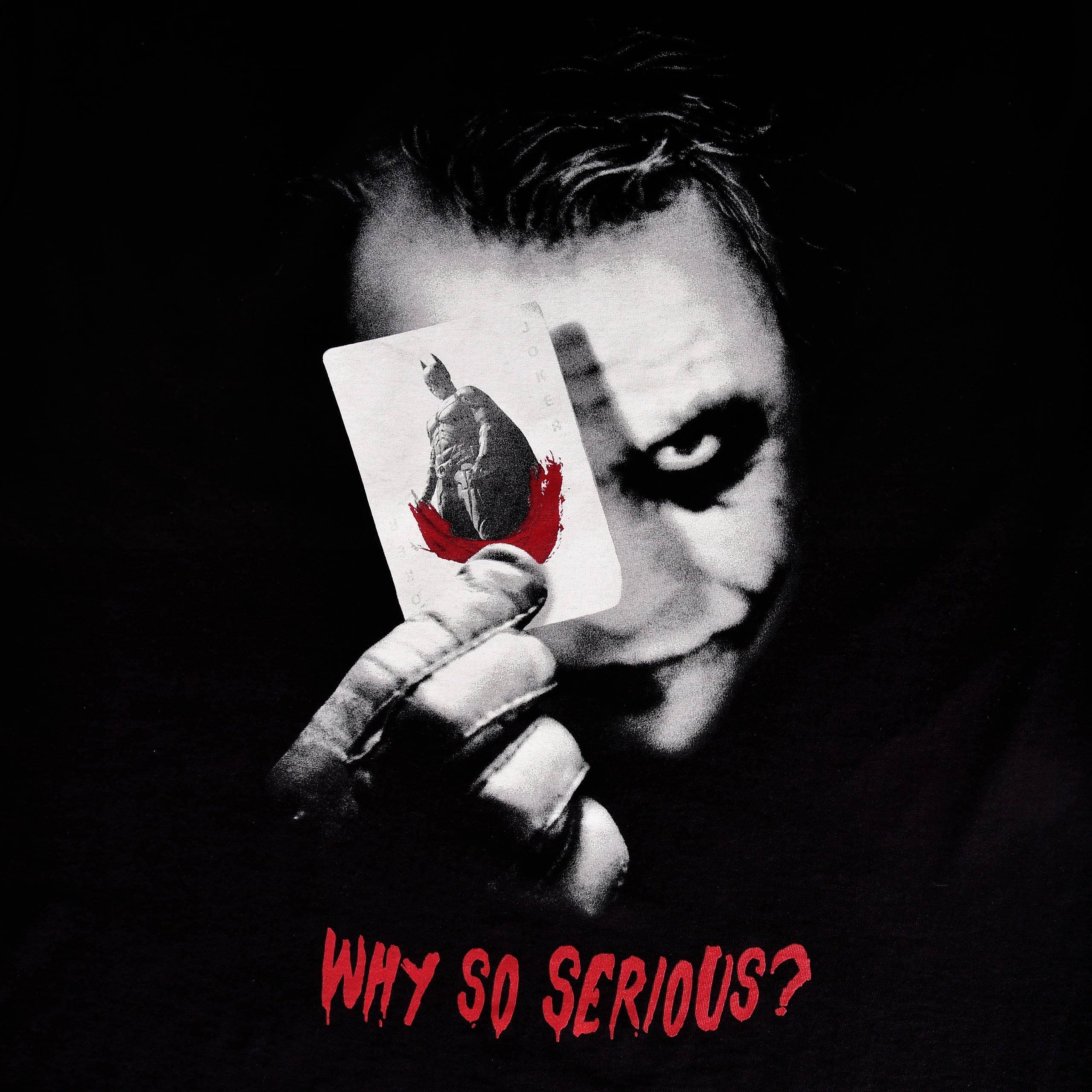 Image produit The Dark Knight - T-shirt Why So Serious noir