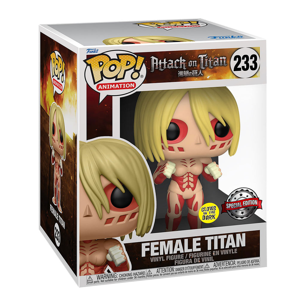 Image produit Attack on Titan - Female Titan Glow in the Dark Funko Pop Figure 15cm