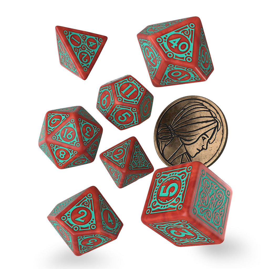 Image produit Witcher - Triss RPG Set de dés 7pcs avec pièce de collection