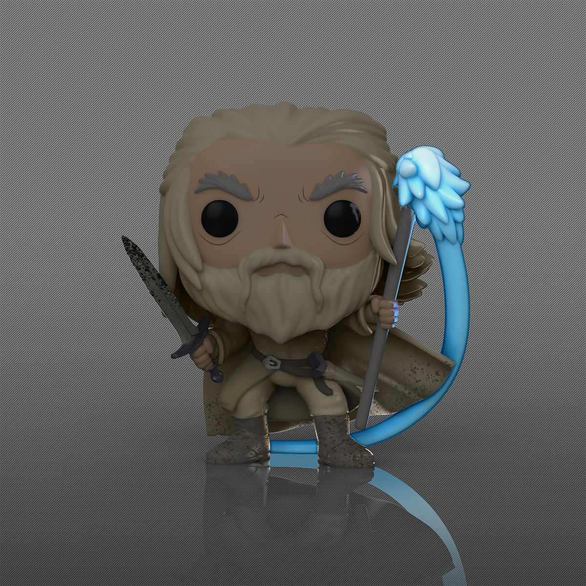 Image produit Le Seigneur des Anneaux - Gandalf avec Bâton Lumineux dans l'Obscurité Figurine Funko Pop
