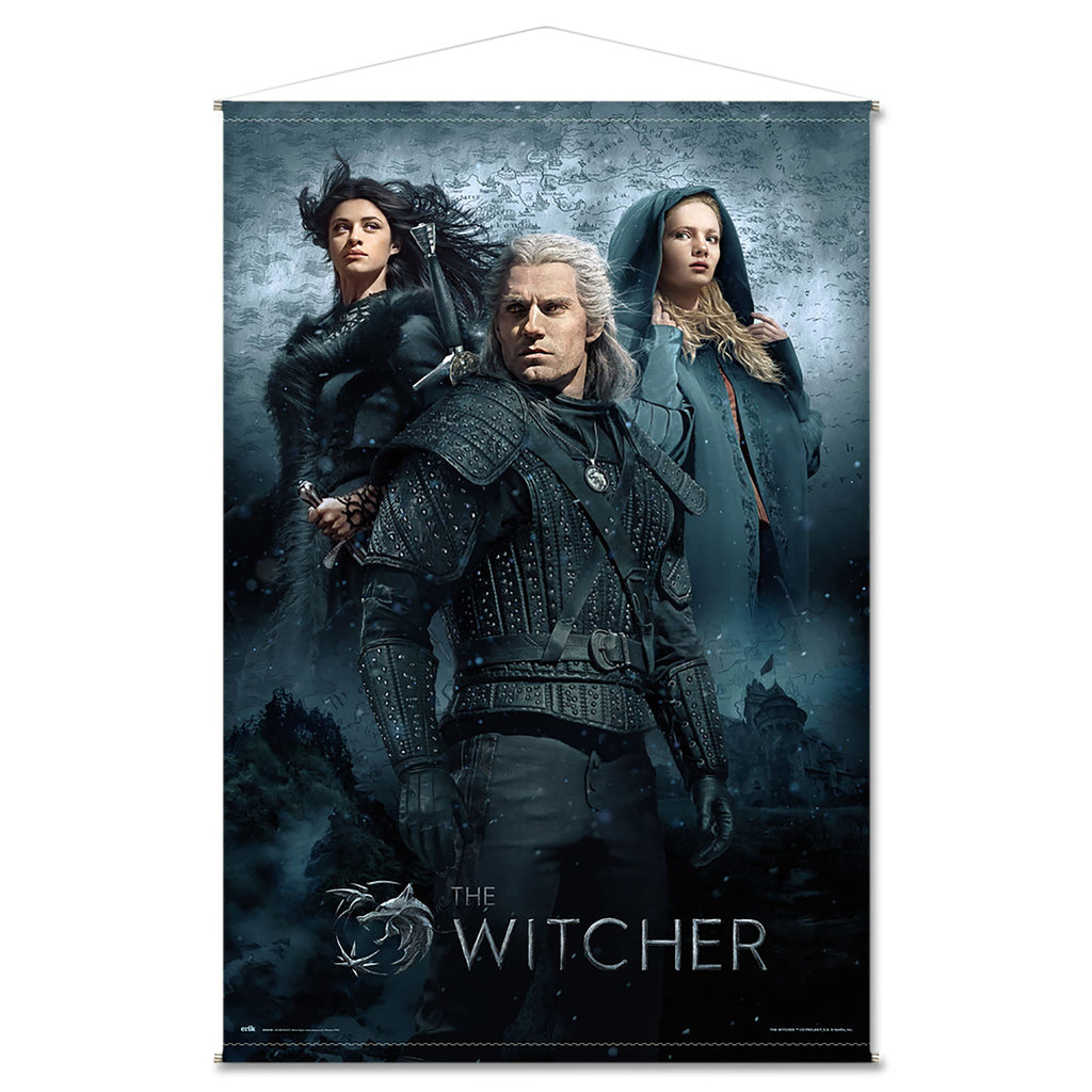 Image produit Witcher - Geralt, Ciri et Yennefer Déroulant Mural