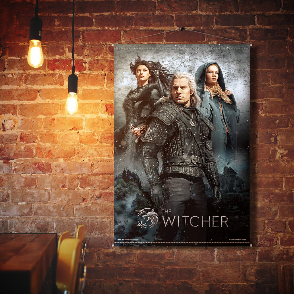 Image produit Witcher - Geralt, Ciri et Yennefer Déroulant Mural