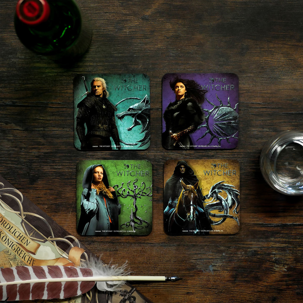 Image produit Witcher - Sous-verres légendaires set de 4