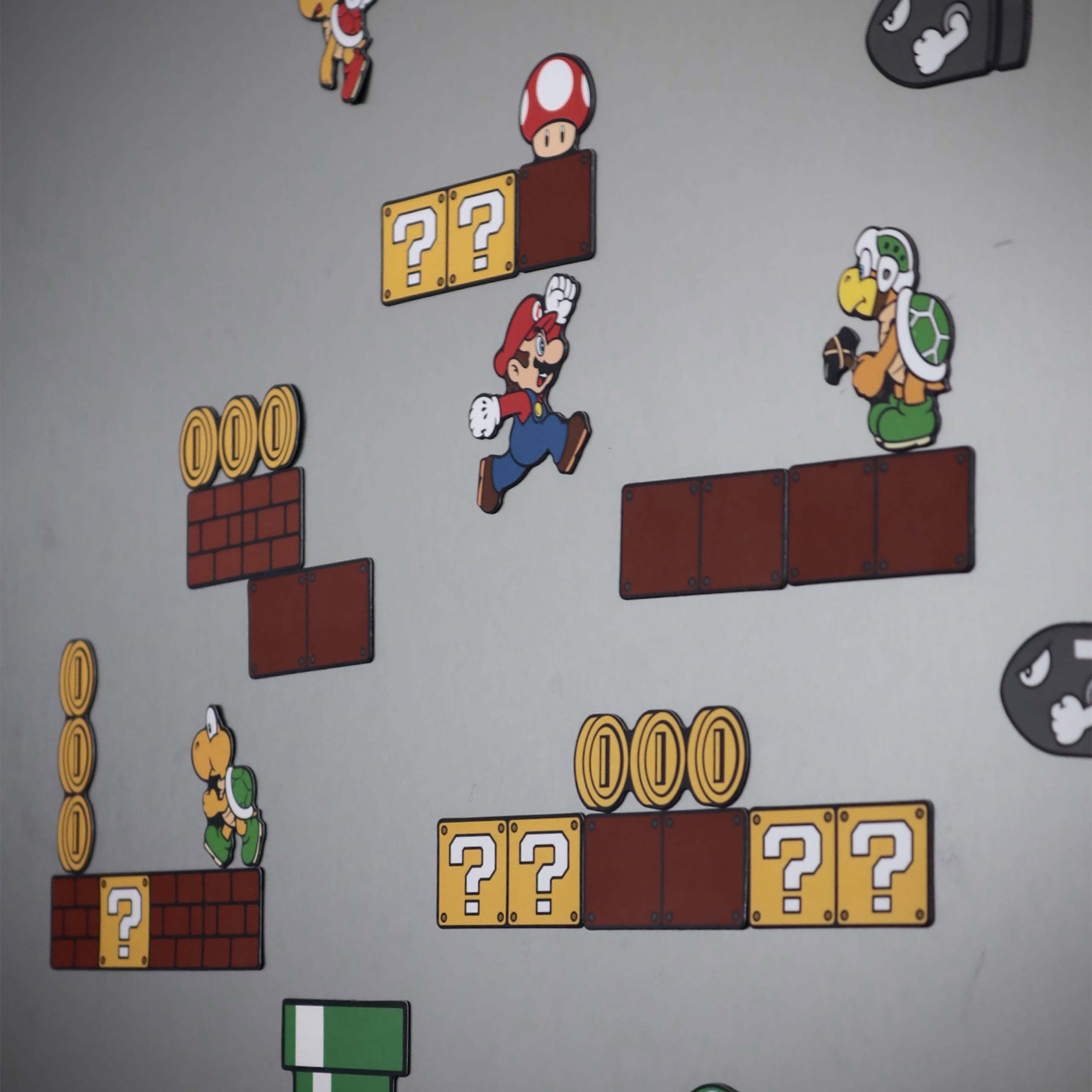 Image produit Super Mario - Set de Magnets Royaume Champignon