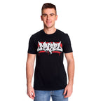Image produit Marvel - T-shirt Graffiti Logo noir
