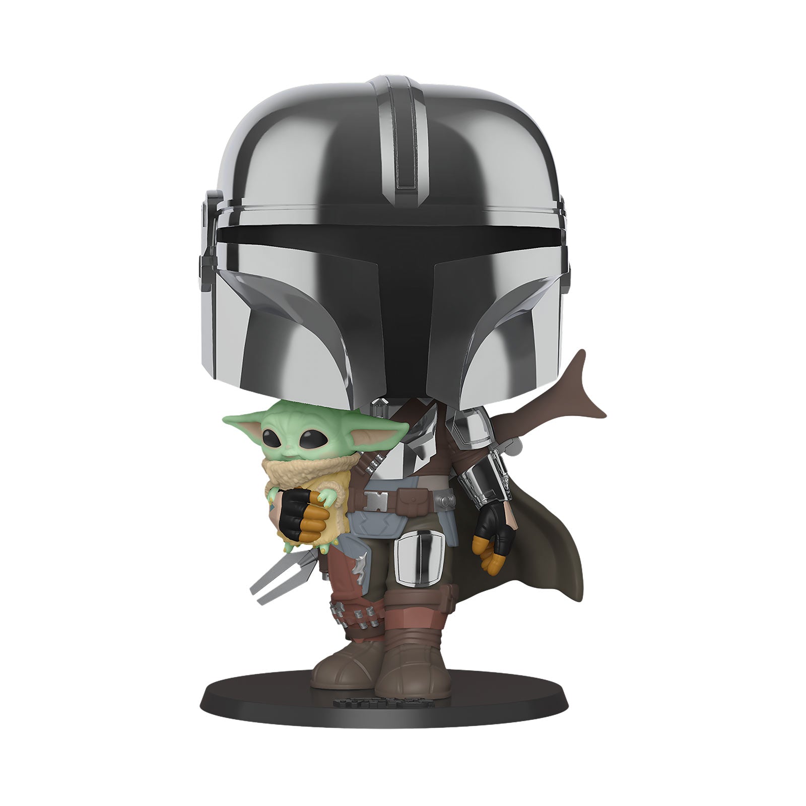 Product image Mandalorian Chrome Funko Pop Bobblehead Figure 26 cm - Star Wars