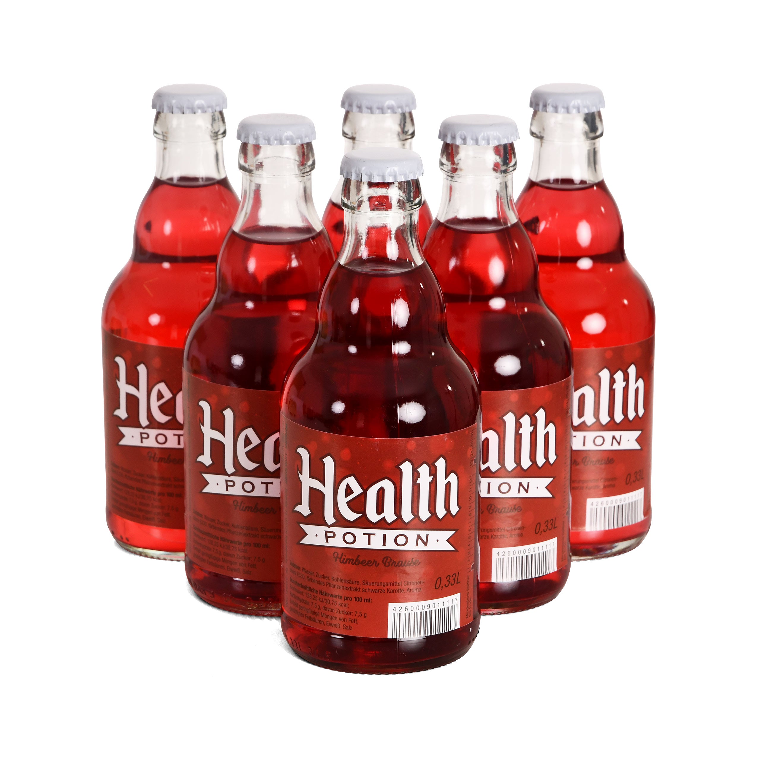 Product image Health Potion Bottle Raspberry Effervescent - Pack of 6