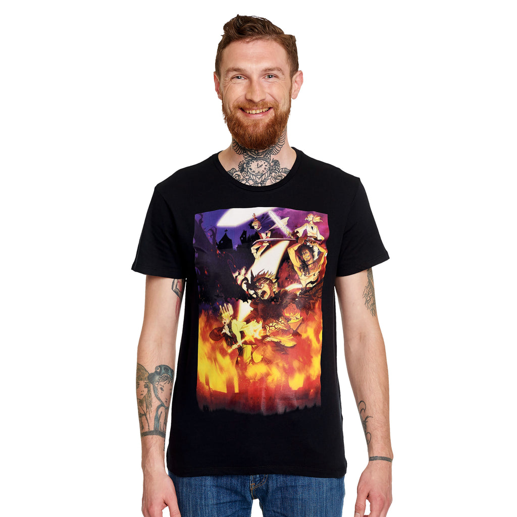 Image produit Black Clover - T-shirt poster noir