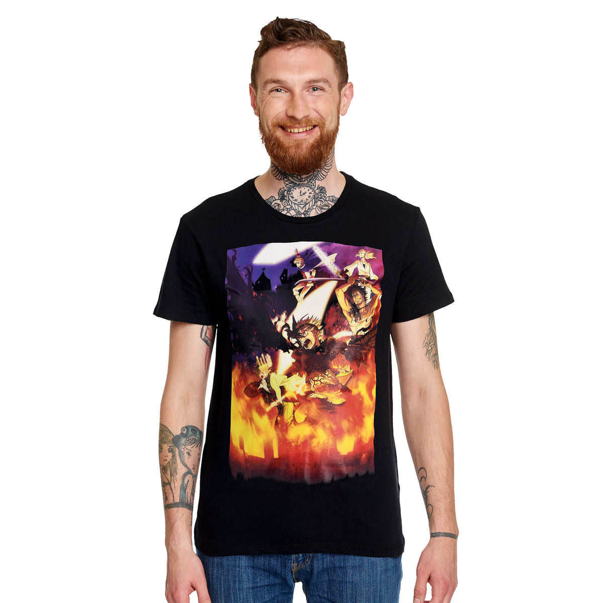 Image produit Black Clover - T-shirt poster noir
