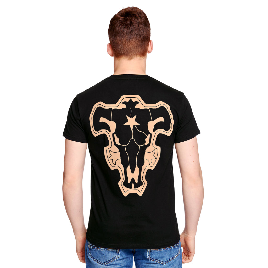 Image produit Black Clover - T-shirt noir symbole Taureau Noir
