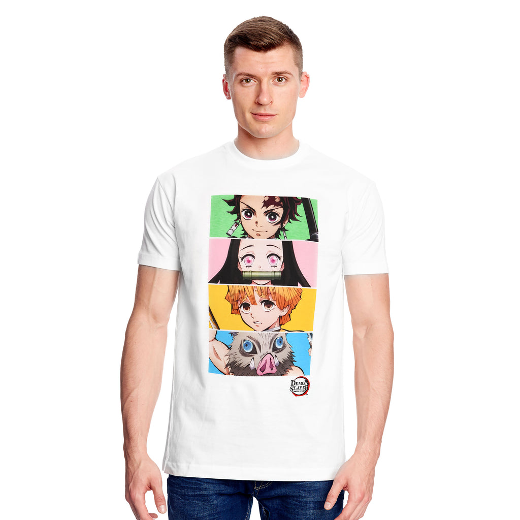 Image produit Demon Slayer - T-shirt d'équipage blanc
