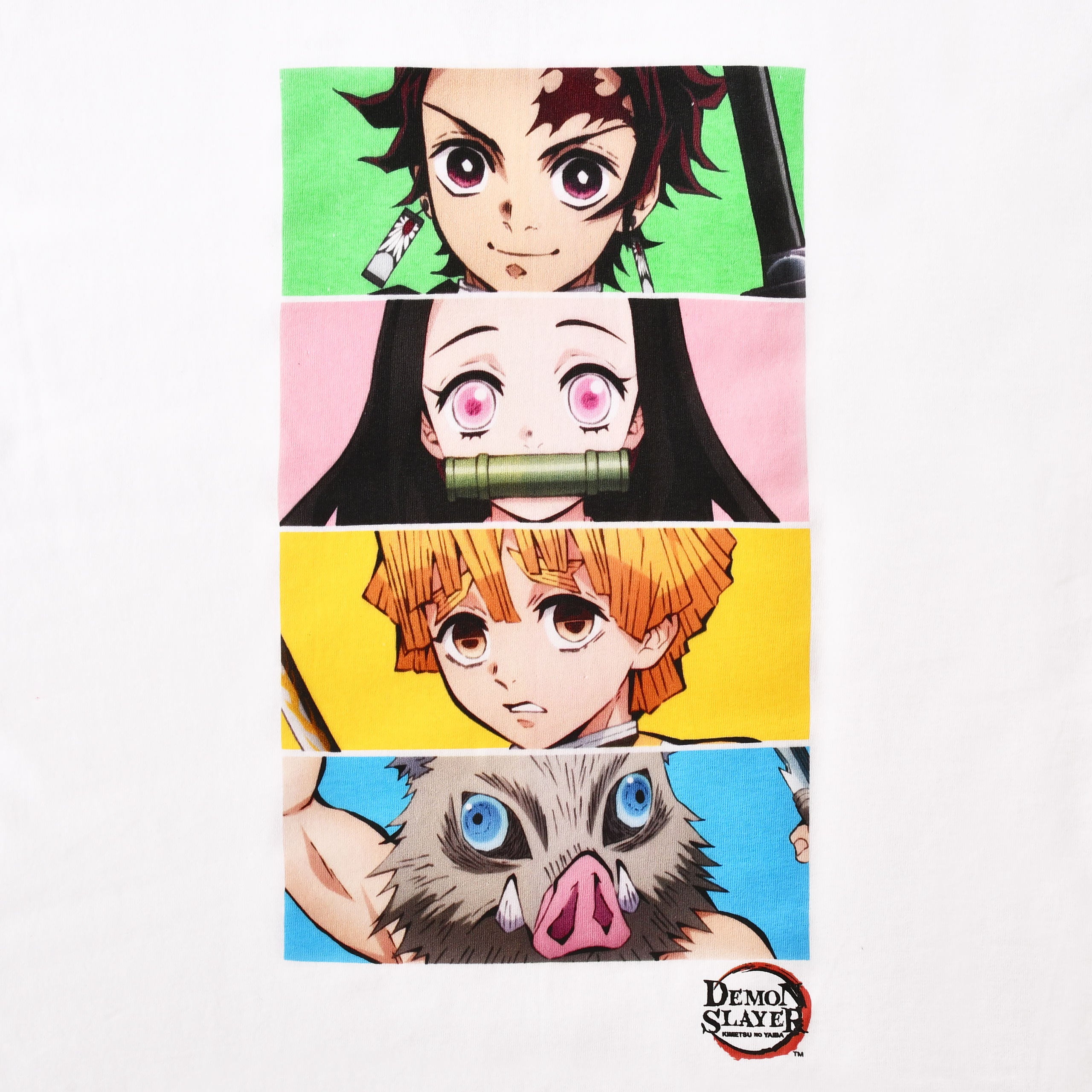 Image produit Demon Slayer - T-shirt d'équipage blanc
