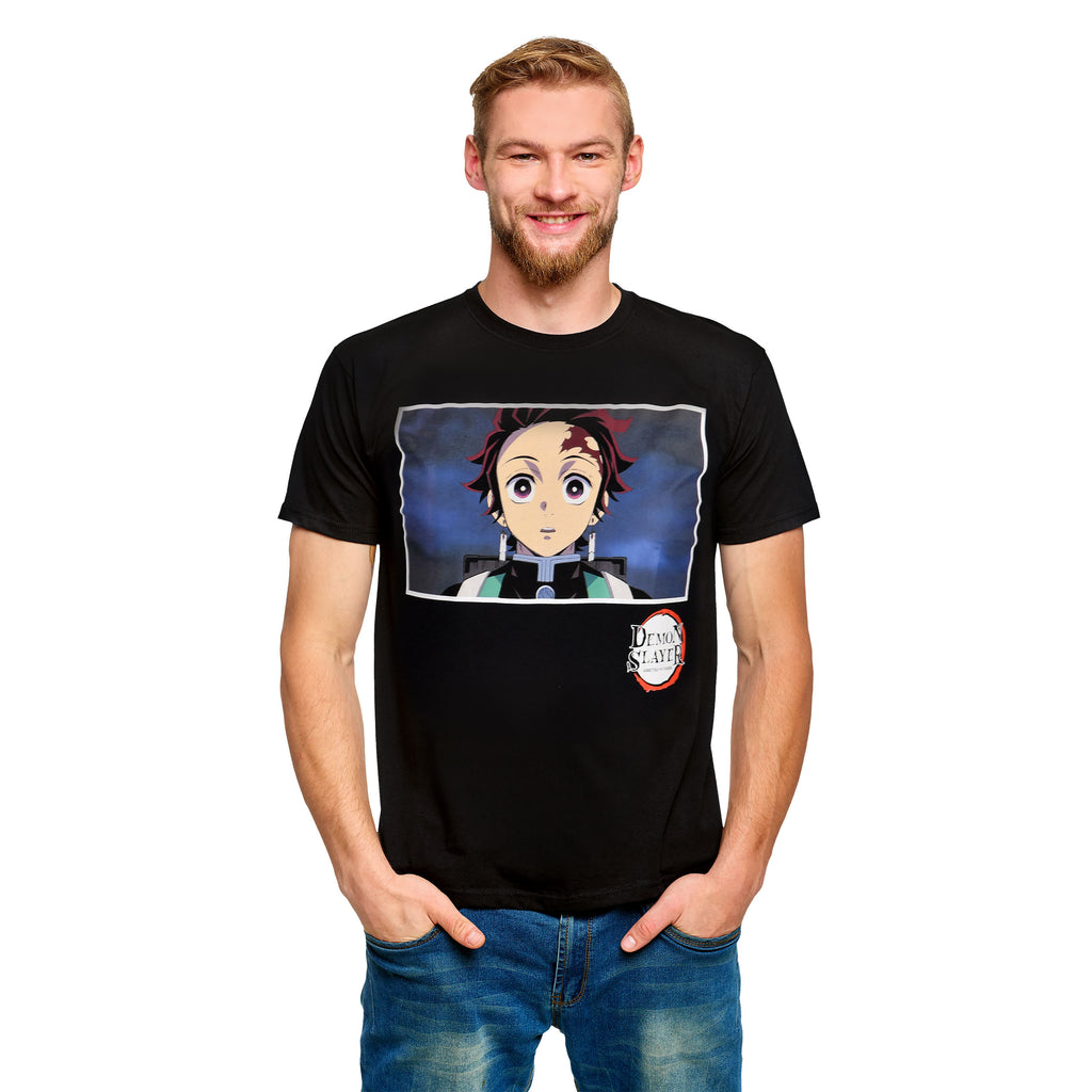 Image produit Demon Slayer - T-shirt Tanjiro noir
