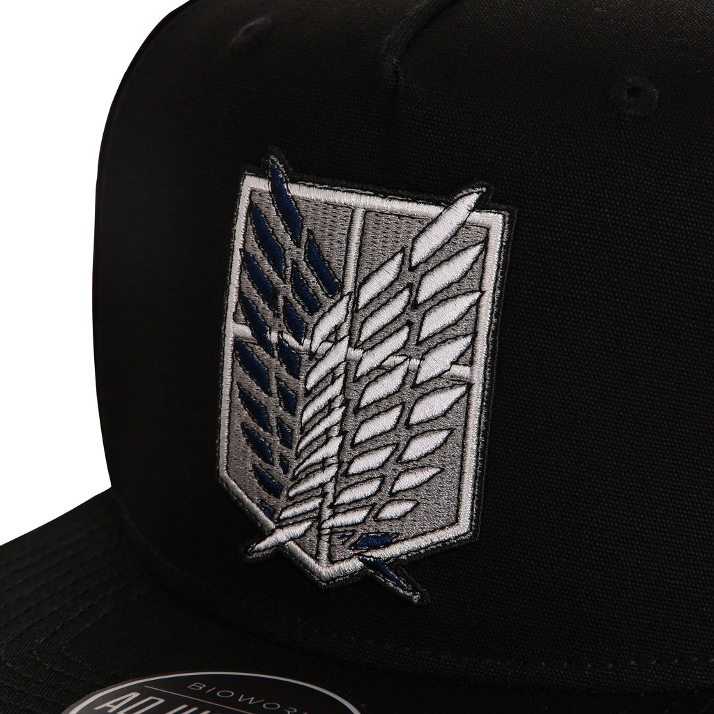 Image produit Attack on Titan - Casquette Snapback Survey Corps noire