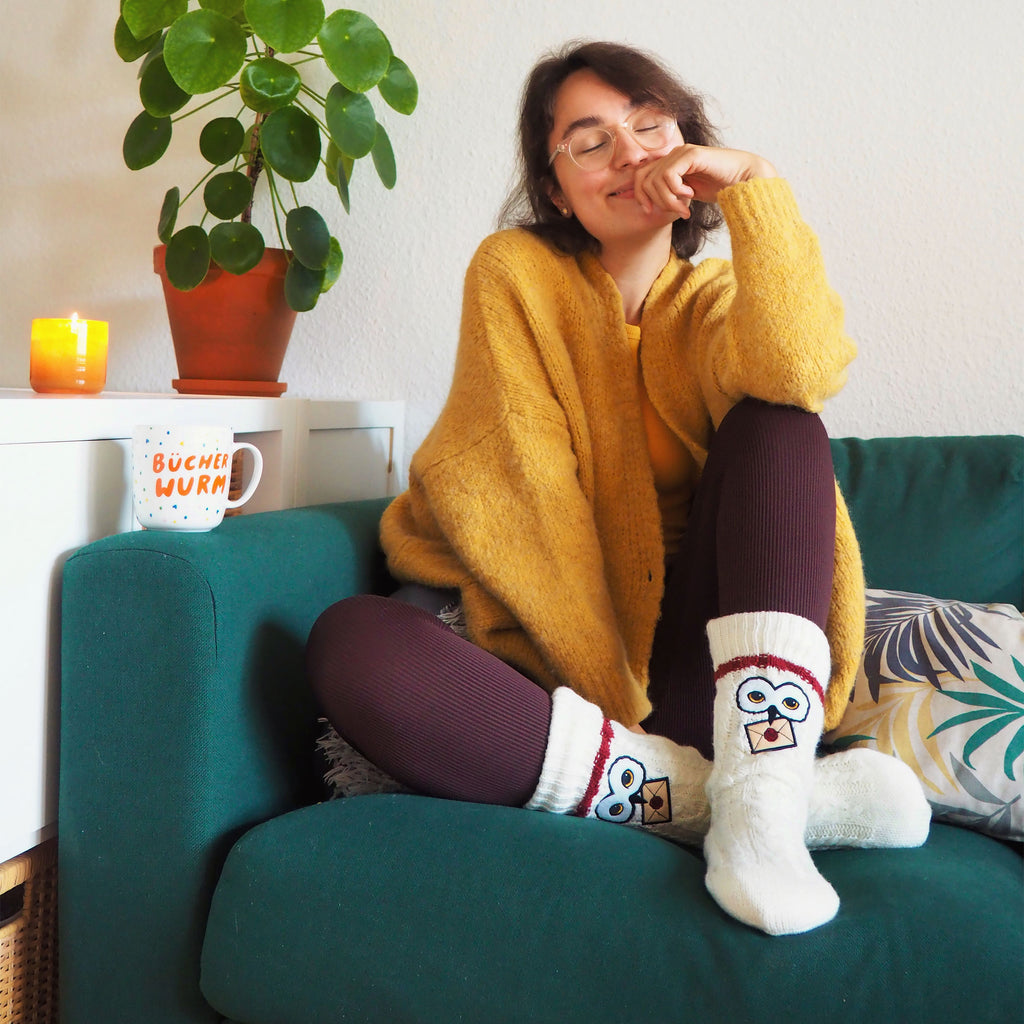 Product image Harry Potter - Hedwig Socks with Teddy Fur