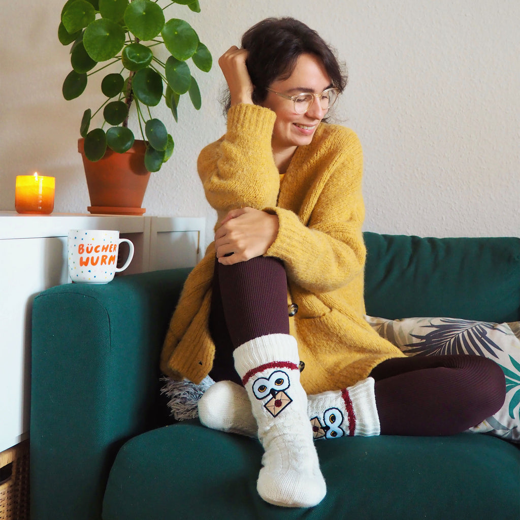 Product image Harry Potter - Hedwig Socks with Teddy Fur