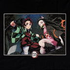 Image produit Demon Slayer - T-shirt noir Nezuko et Tanjiro Kamado