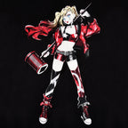 Image produit Harley Quinn - T-shirt marteau noir