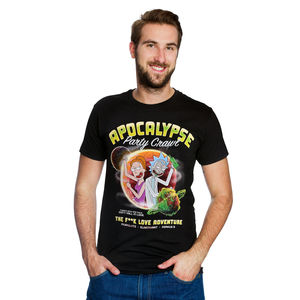 Image produit Rick et Morty - T-shirt Apocalypse Party noir