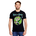 Image produit Rick et Morty - T-shirt Portal Circle noir