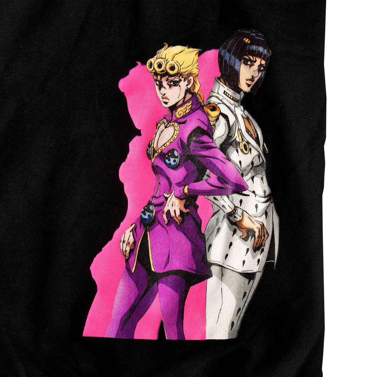 Image produit JoJo's Bizarre Adventure - Sweat à capuche noir Giorno et Bruno