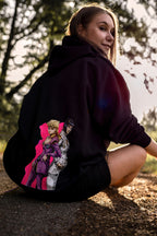 Image produit JoJo's Bizarre Adventure - Sweat à capuche noir Giorno et Bruno