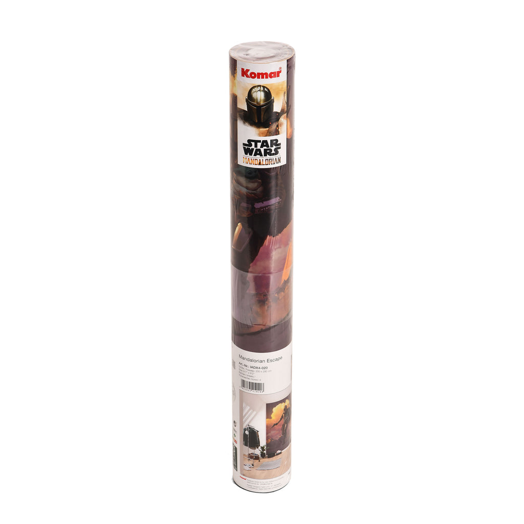 Image produit Papier peint Mando avec Grogu - Star Wars The Mandalorian