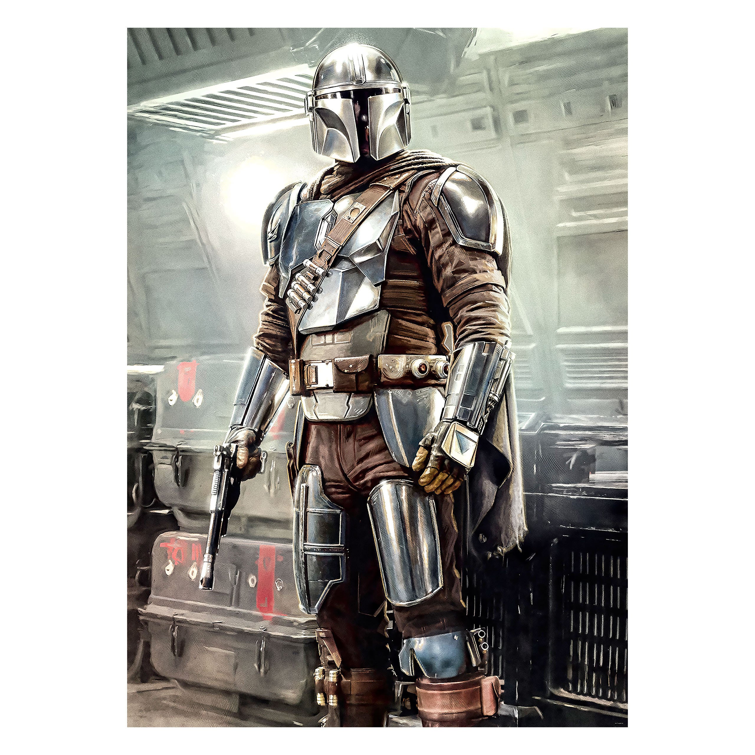 Image produit Papier peint Mando Fight - Star Wars The Mandalorian